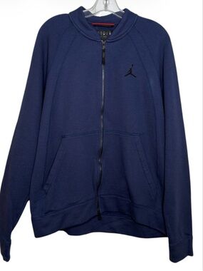 Nike Air Jordan  Full-Zip Hoodie with Black Jumpman Large